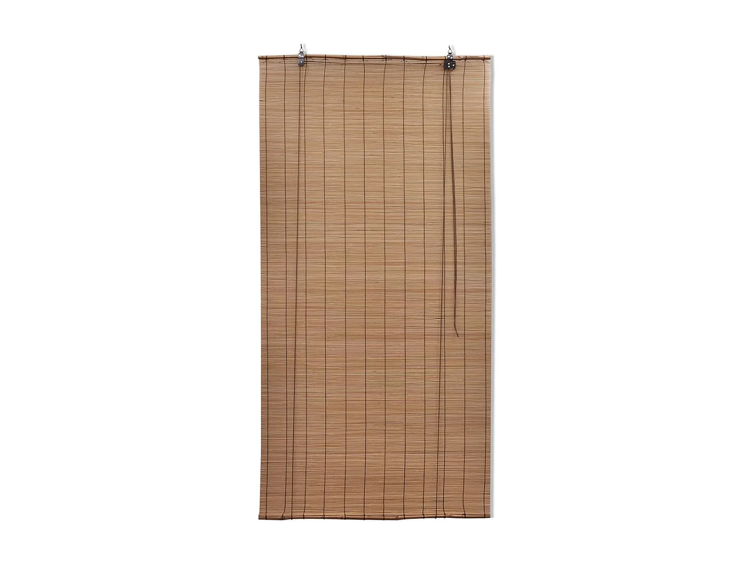 Stores roulants en bambou 2 pièces 150x220 cm Marron