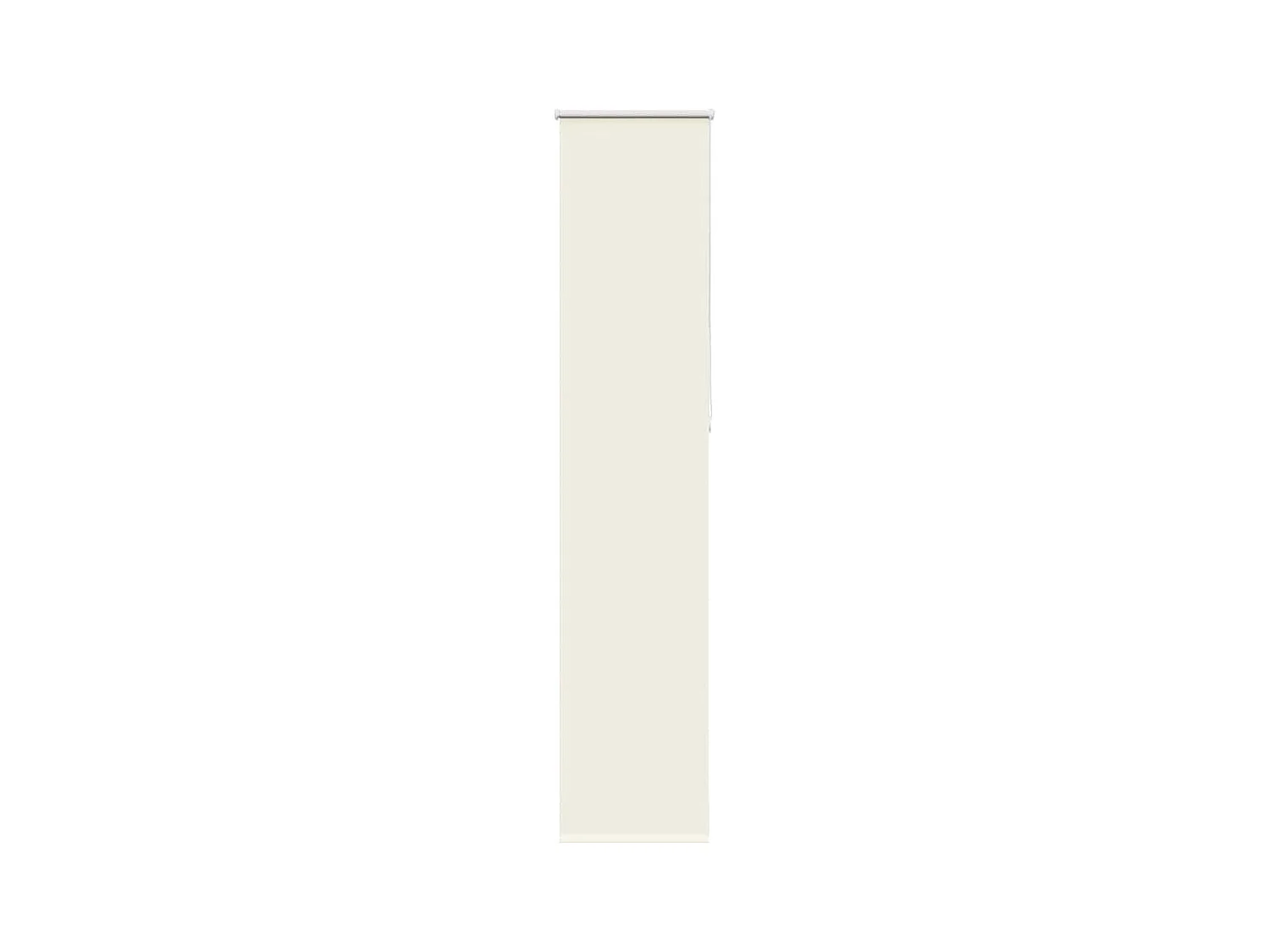 Store enrouleur occultant blanc cassé 40x210 cm largeur tissu