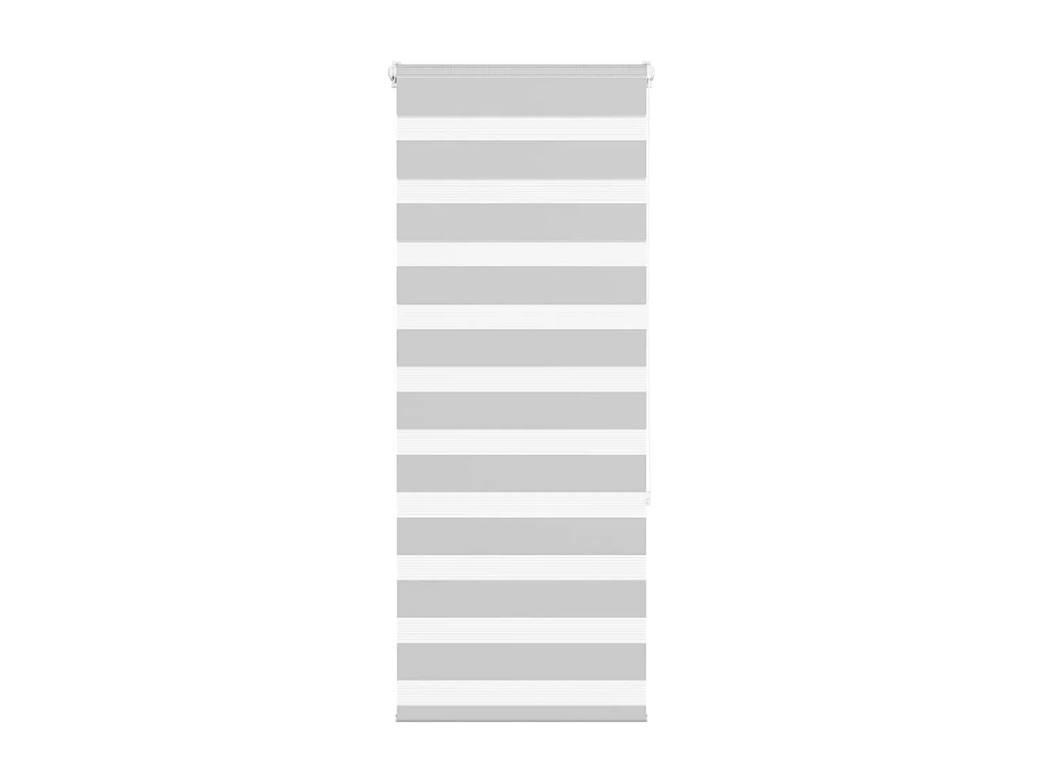 Store zèbre gris clair largeur du tissu 60,9 cm polyester