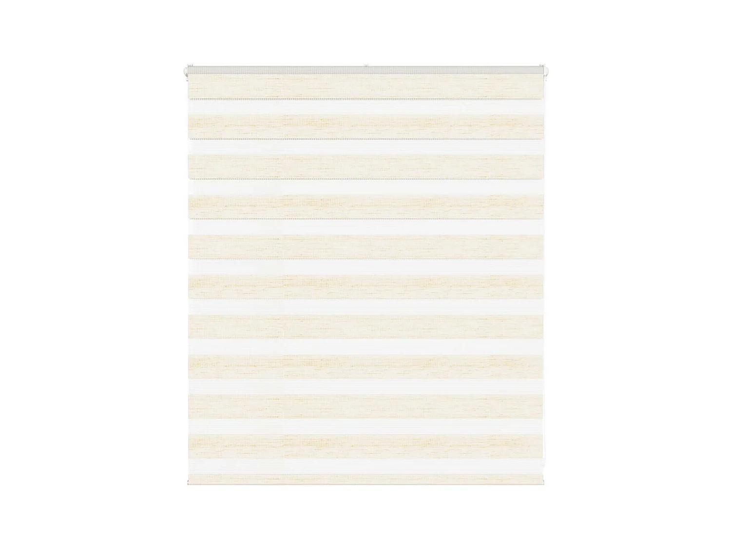 Zebra rolgordijn 125x100 cm stofbreedte 120,9 cm marmerbeige