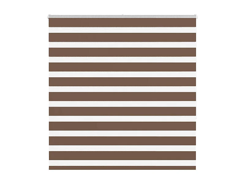 Store zèbre marron 140x150cm largeur du tissu 135,9cm polyester