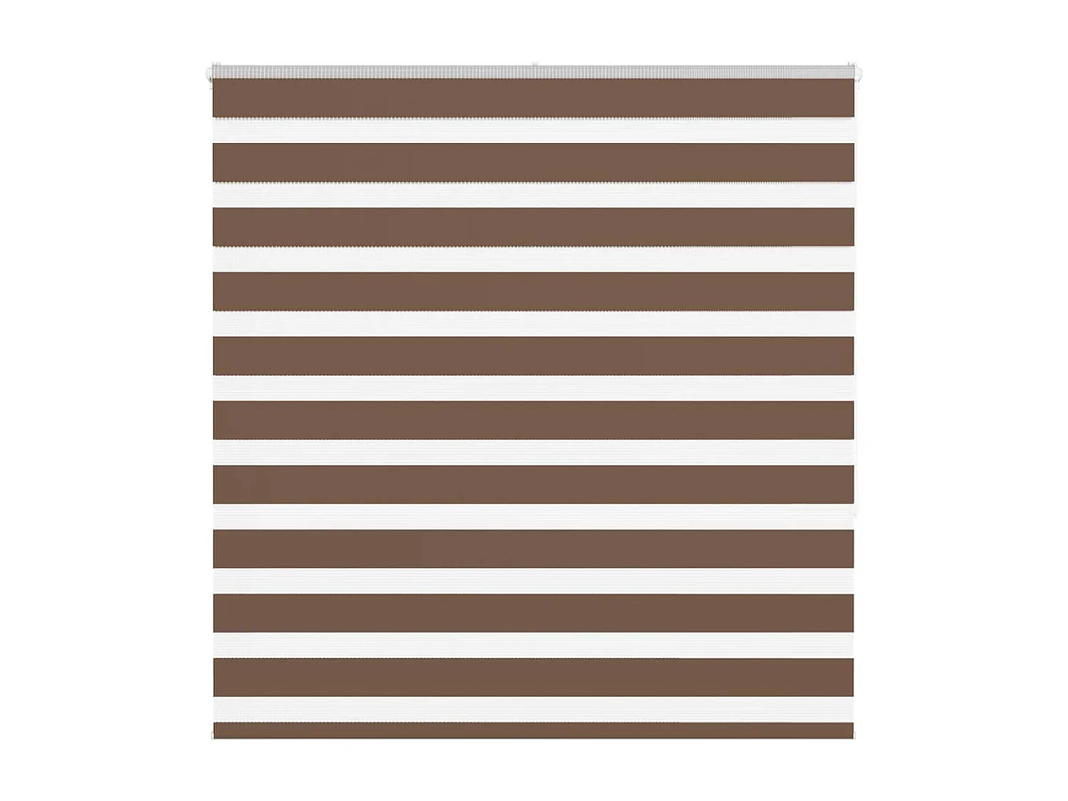 Store zèbre marron 140x150cm largeur du tissu 135,9cm polyester