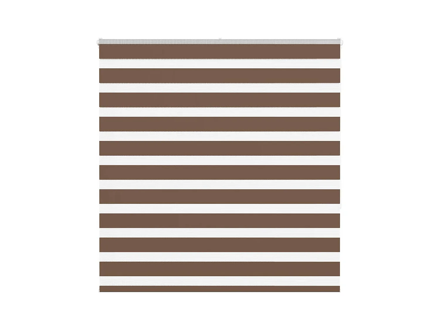 Store zèbre marron 140x150cm largeur du tissu 135,9cm polyester
