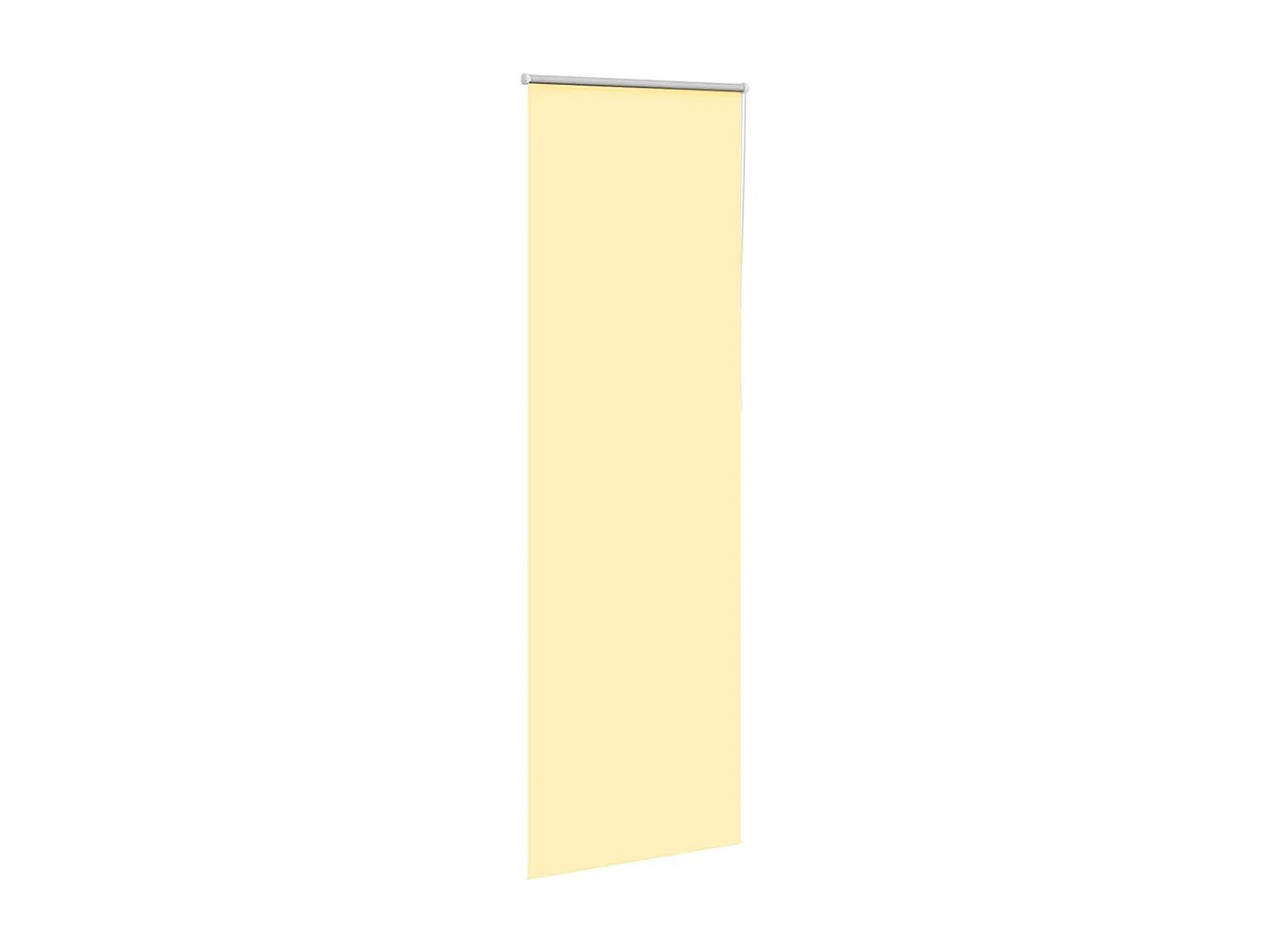 Store enrouleur occultant jaune largeur du tissu 70,7 cm