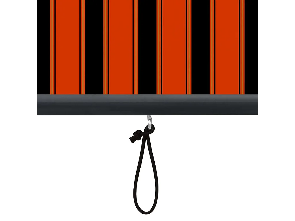 Store roulant d'extérieur 80x250 cm Orange et marron