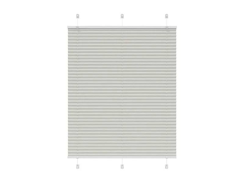 Estor Plisado gris claro 110x100 cm Tela Ancho 109,4 cm