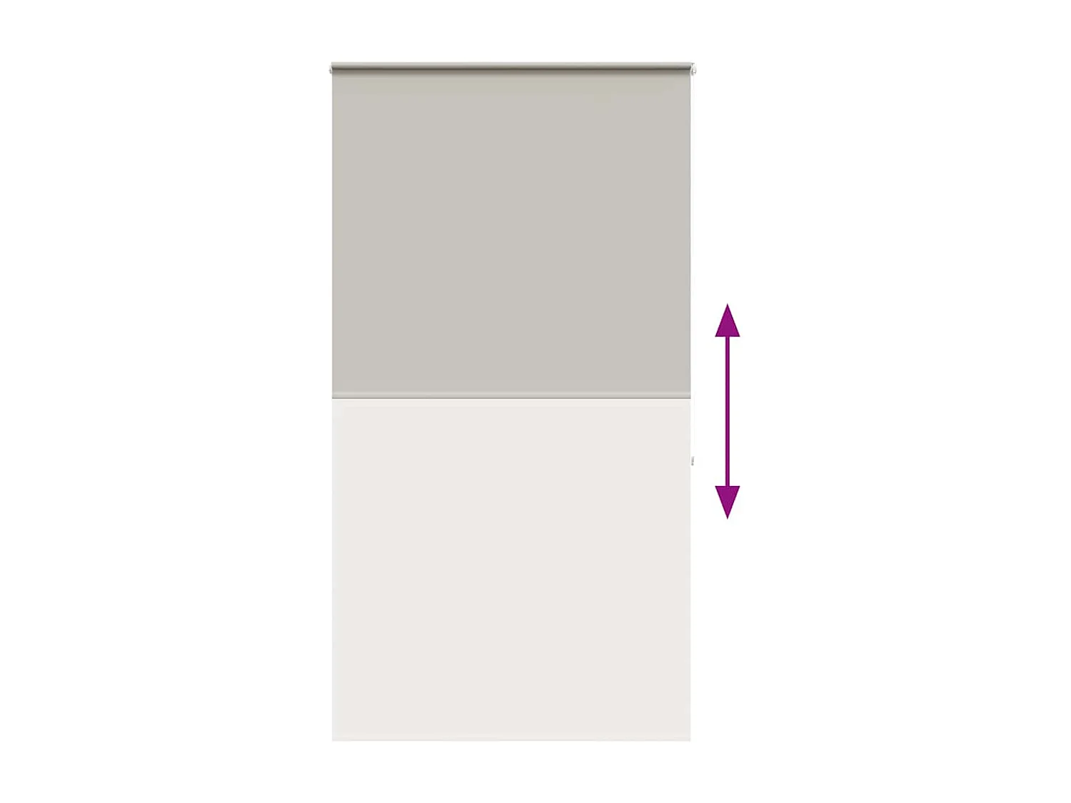 Rolo de Duche Estores com 140x240 cm Largura Tecido 136 cm