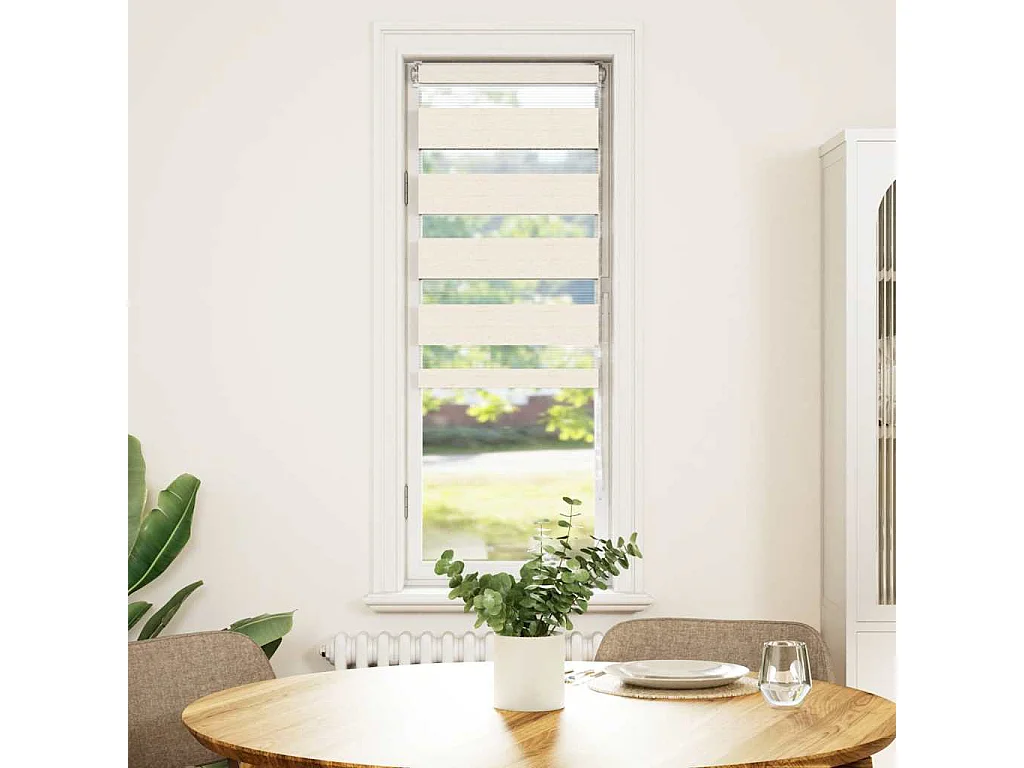 Cortina de zebra 50x150 cm largura do tecido 45,9 cm poliéster