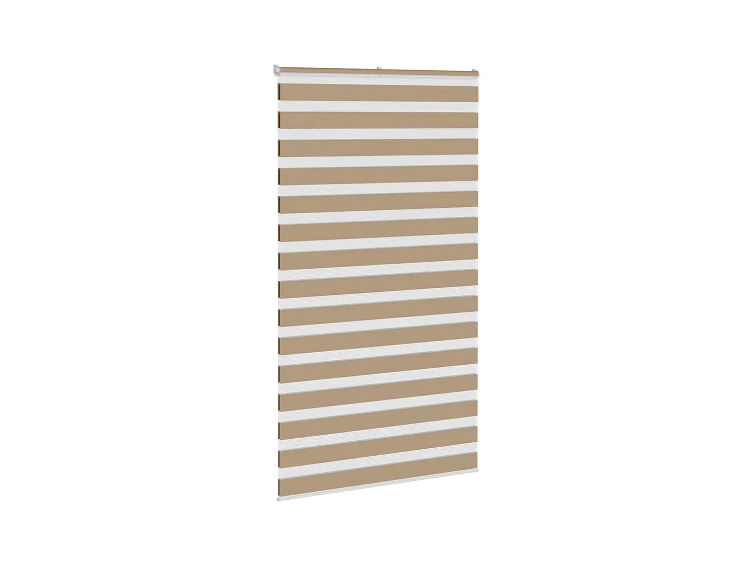 Store zèbre marron sable largeur du tissu 120,9 cm polyester