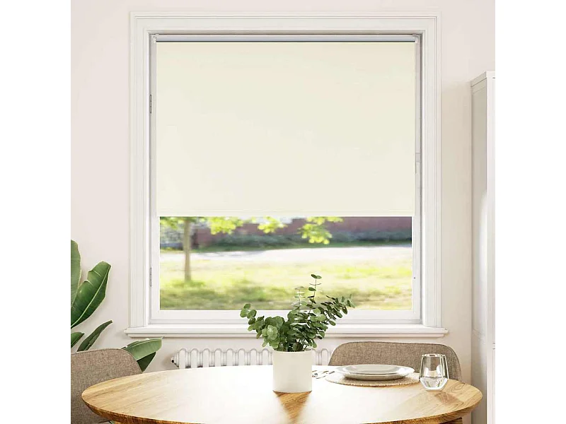 Persiana de enrolar 115x130 cm largura tecido 110,7cm poliéster