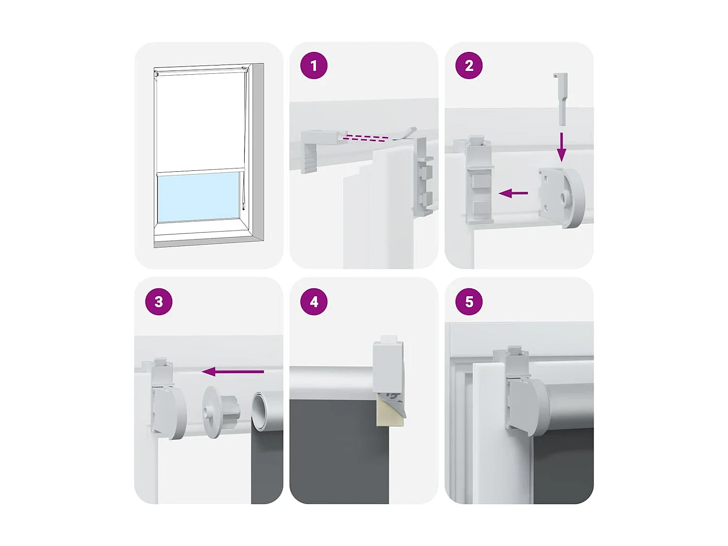 Persiana de enrolar 145x210 cm largura tecido 141,6cm poliéster