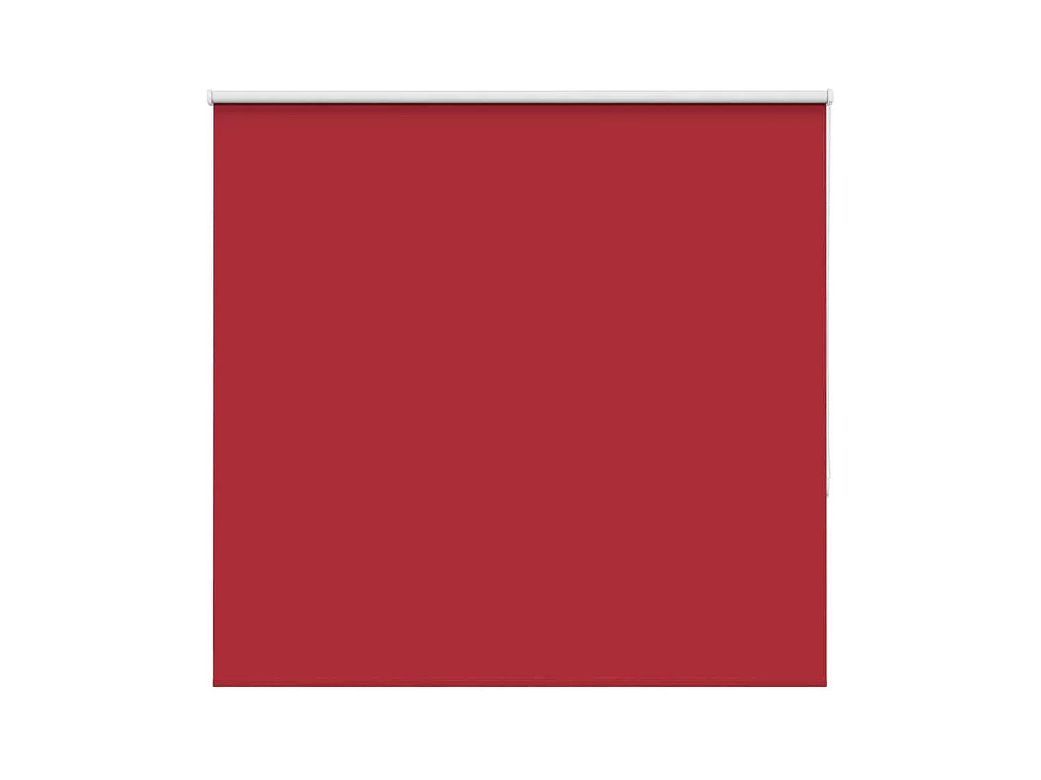 Store enrouleur occultant rouge largeur du tissu 161,6 cm