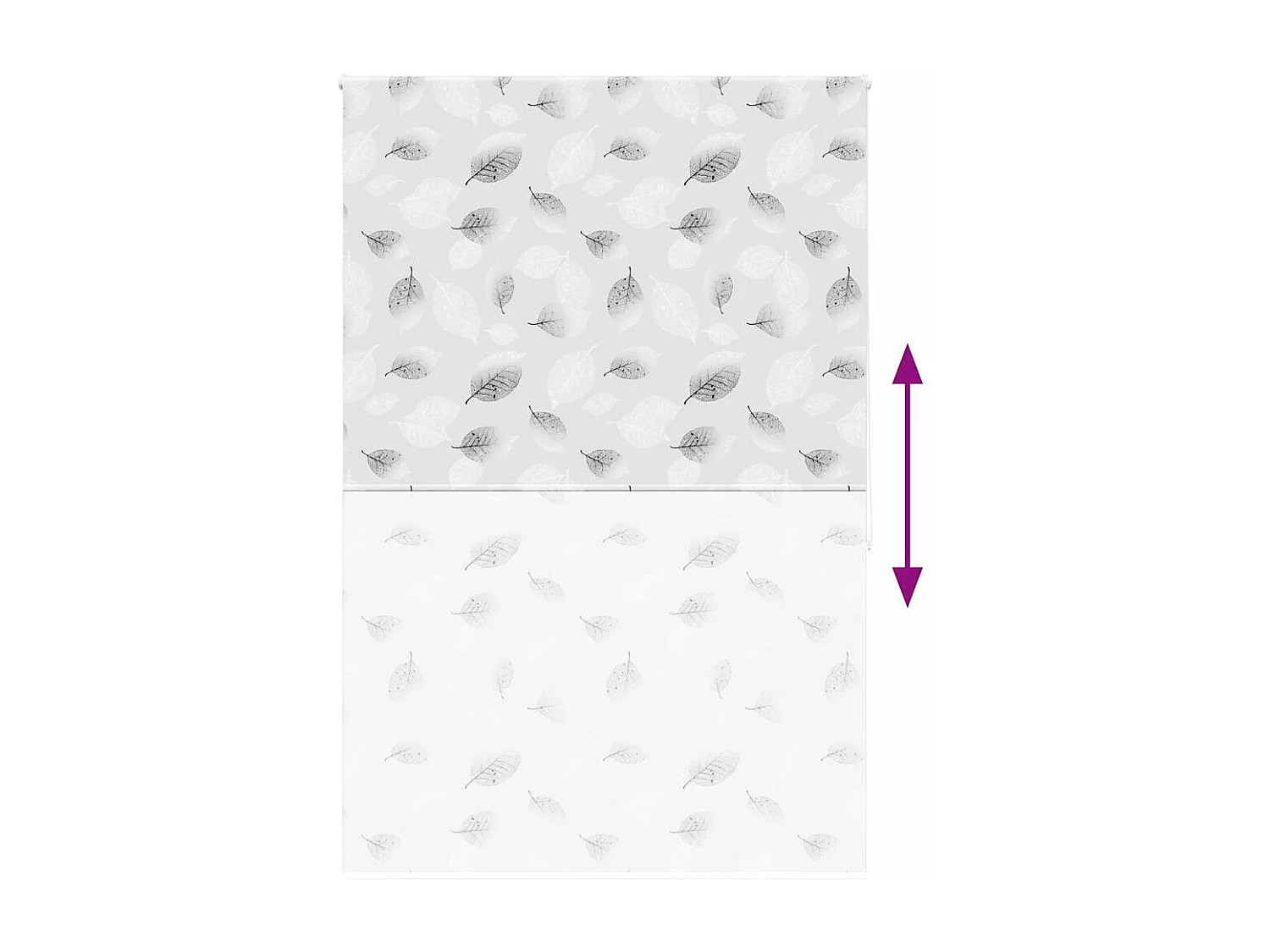 Estor enrollable para ducha tela 150x240 cm ancho 146 cm