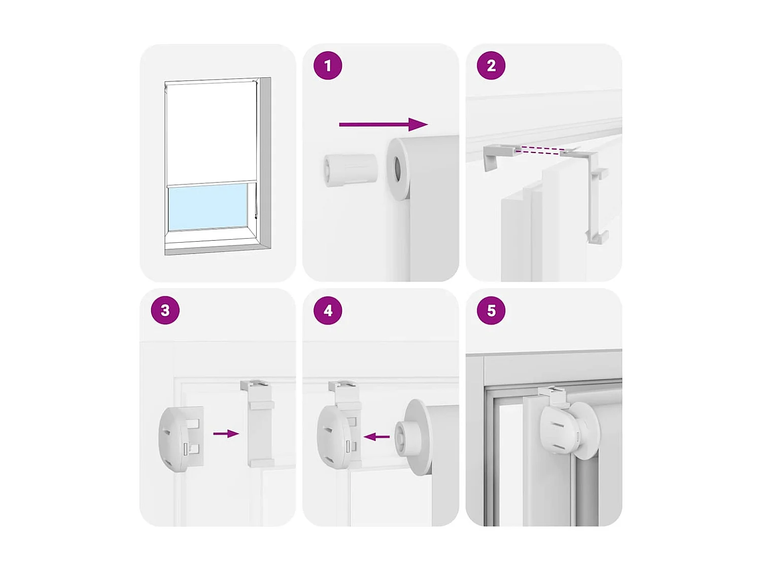 Estor enrollable para ducha tela 150x240 cm ancho 146 cm