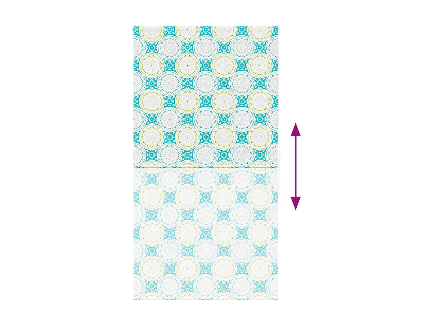 Store enrouleur de douche 140x240 cm largeur du tissu 136 cm