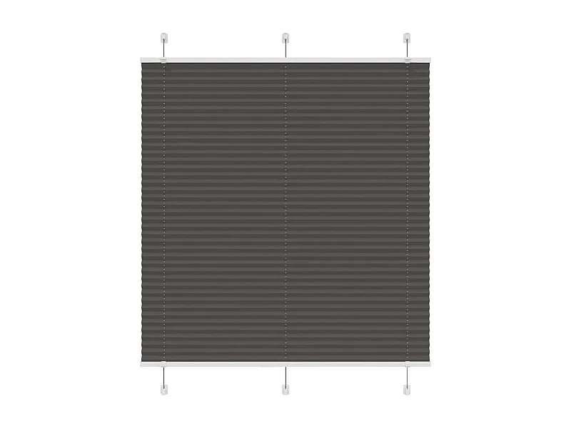 Estor Plisado negro 120x150 cm Tela Ancho 119,4 cm Poliéster