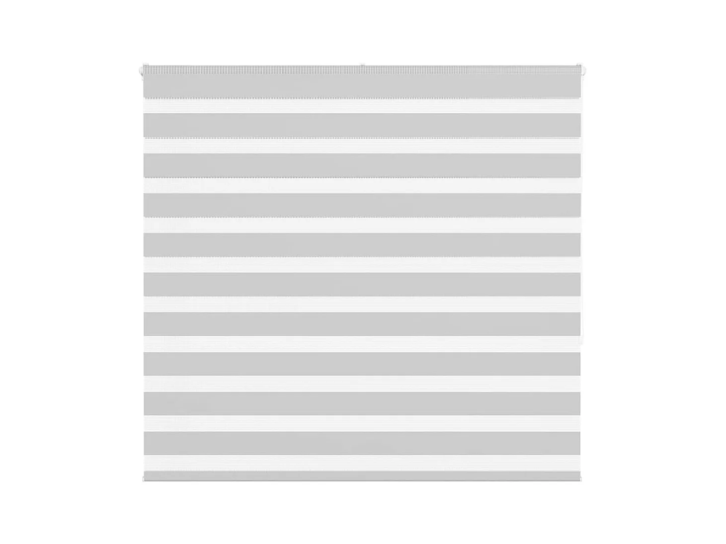 Zebra rolgordijn 165x150 cm stofbreedte 160,9 cm lichtgrijs