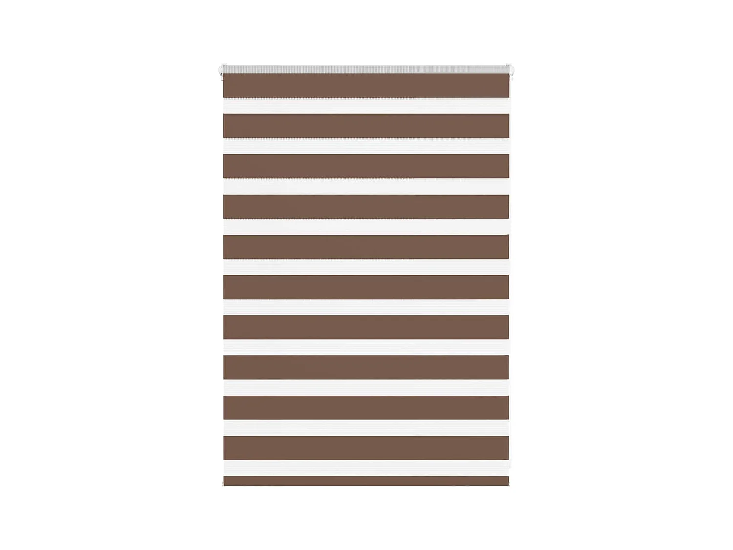 Zebra rolgordijn 105x100 cm stofbreedte 100,9cm polyester bruin