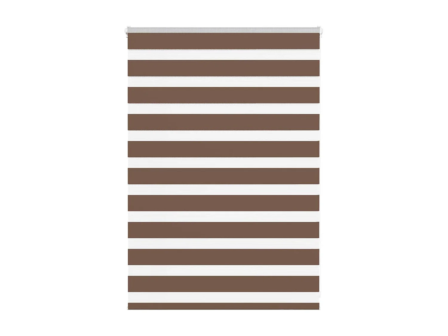 Store zèbre marron 105x100cm largeur du tissu 100,9cm polyester