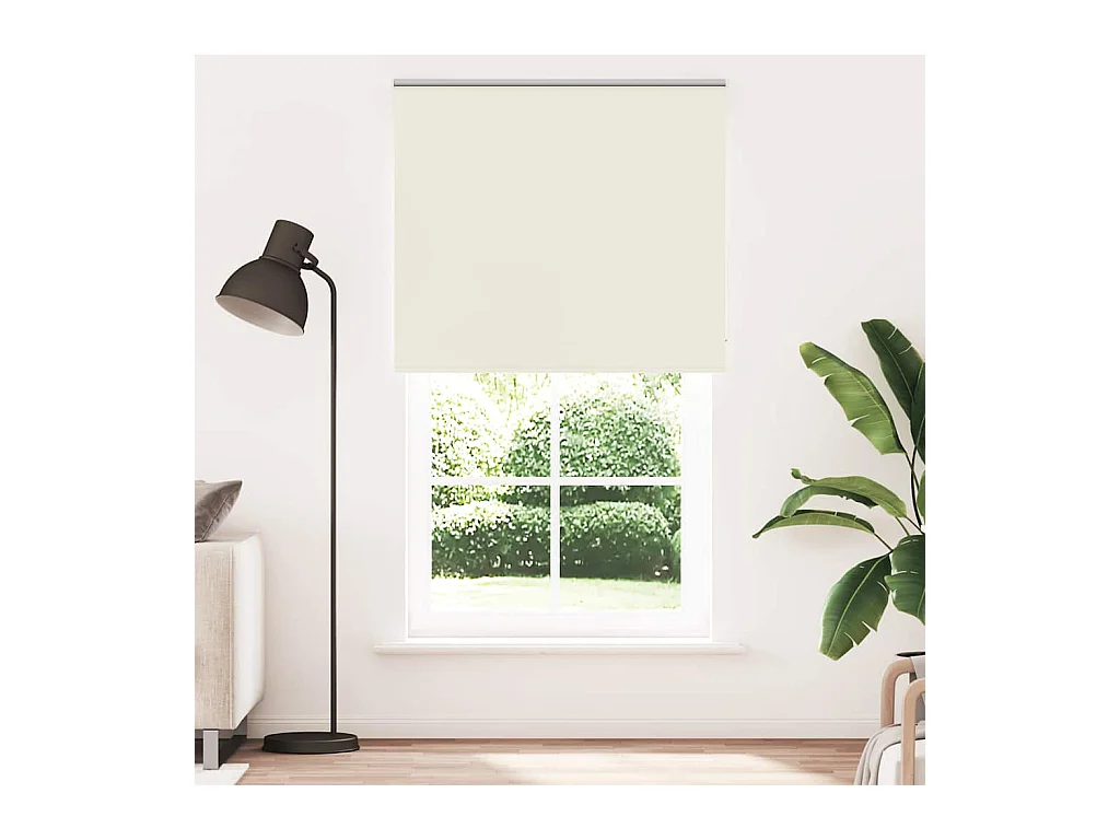 Estor Enrollable Opaco Blanco Roto 130x230cm Tela Ancho 126,6cm
