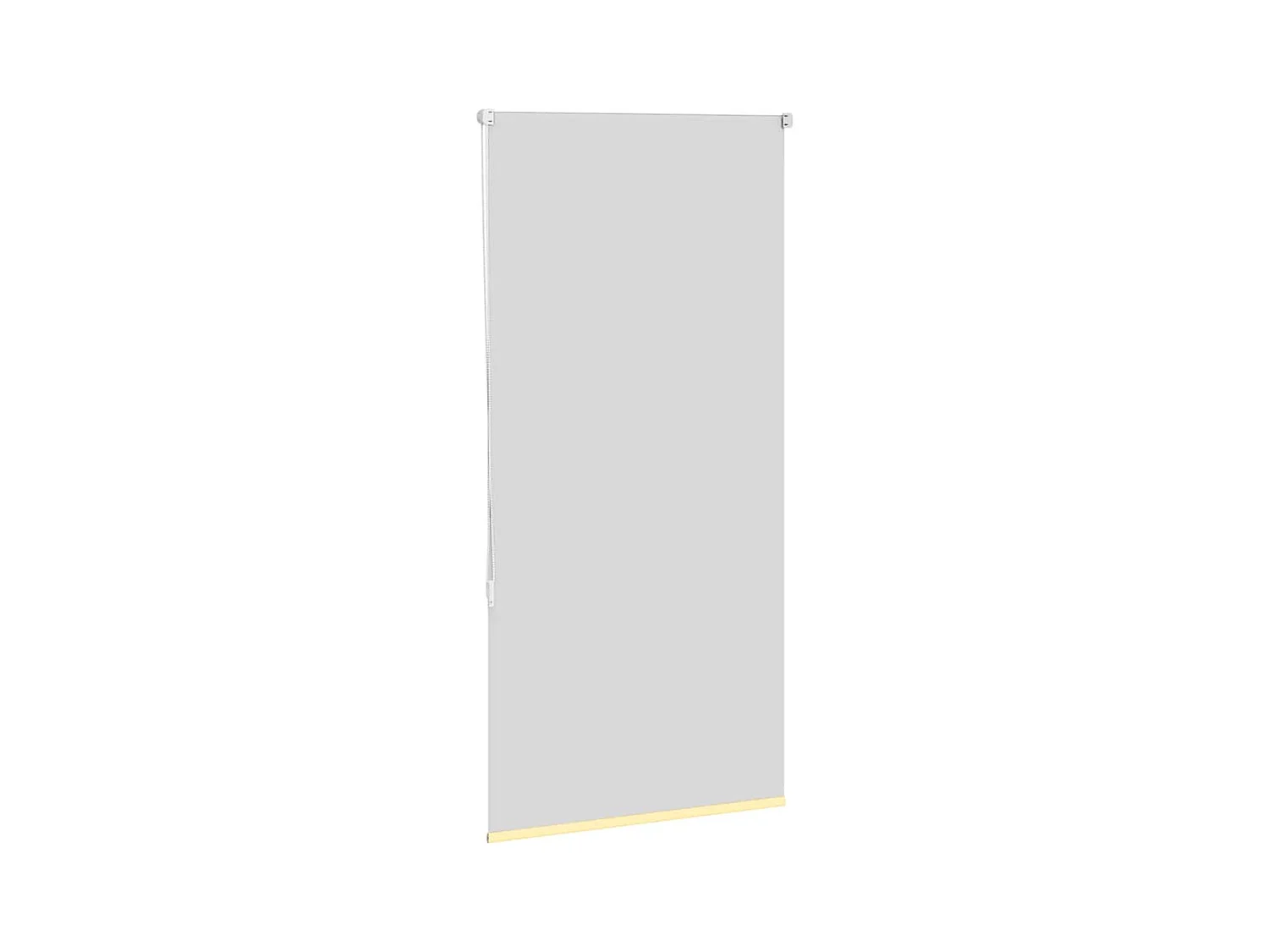 Store enrouleur occultant jaune largeur du tissu 80,7 cm