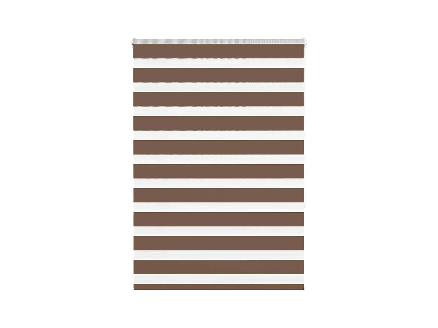 Zebra rolgordijn 95x150 cm stofbreedte 90,9 cm polyester bruin