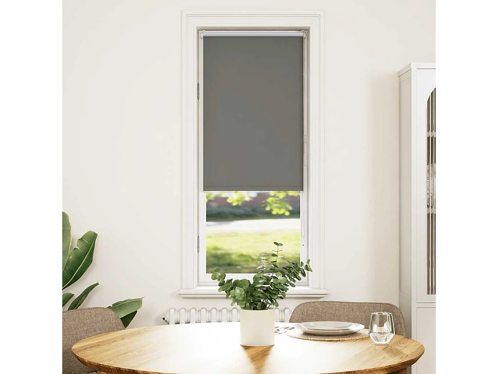 Persiana de enrolar 40x150 cm largura tecido 35,7 cm poliéster