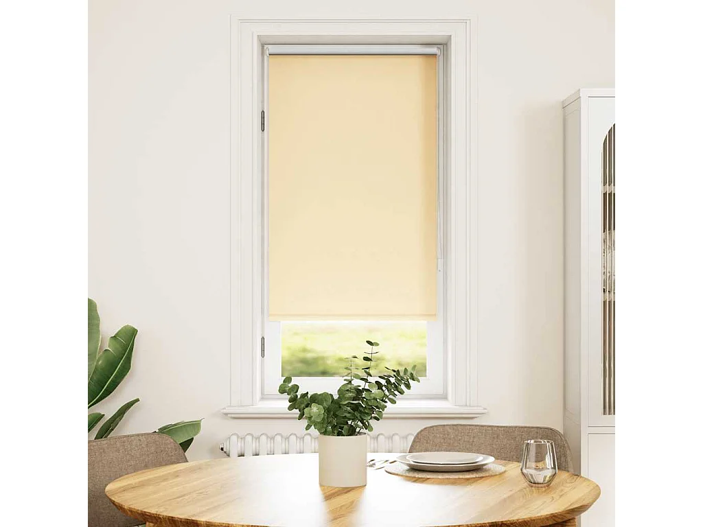 Store enrouleur occultant marron 40 x 100 cm