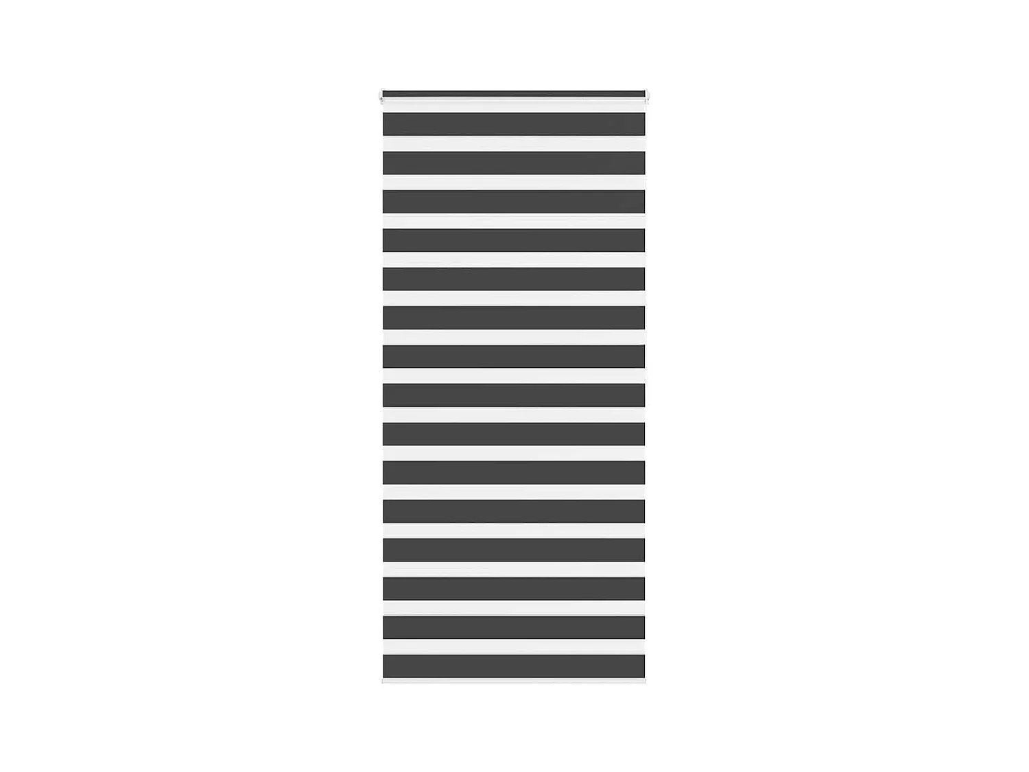 Store zèbre noir 105x200 cm largeur du tissu 100,9 cm polyester