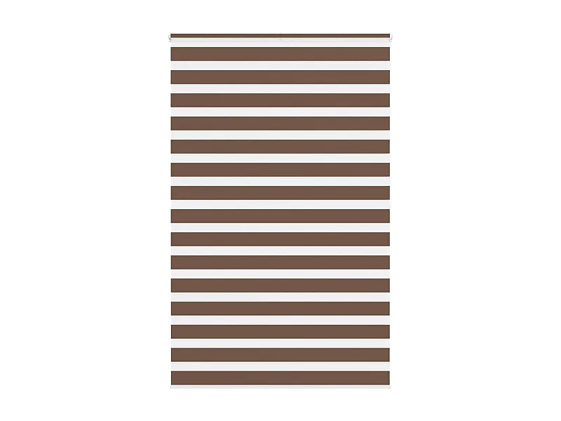 Store zèbre marron 145x200cm largeur du tissu 140,9cm polyester