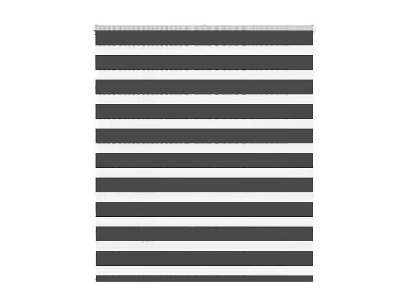 Cortina de zebra 130x150 cm largura do tecido 125,9cm poliéster