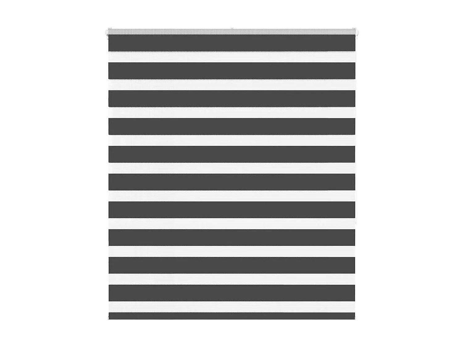 Store zèbre noir 130x150 cm largeur du tissu 125,9 cm polyester