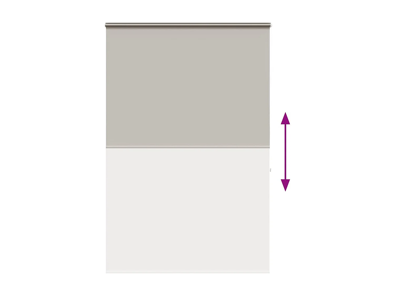 Rolo de Duche Estores cassete 160x240 cm Largura Tecido 156 cm