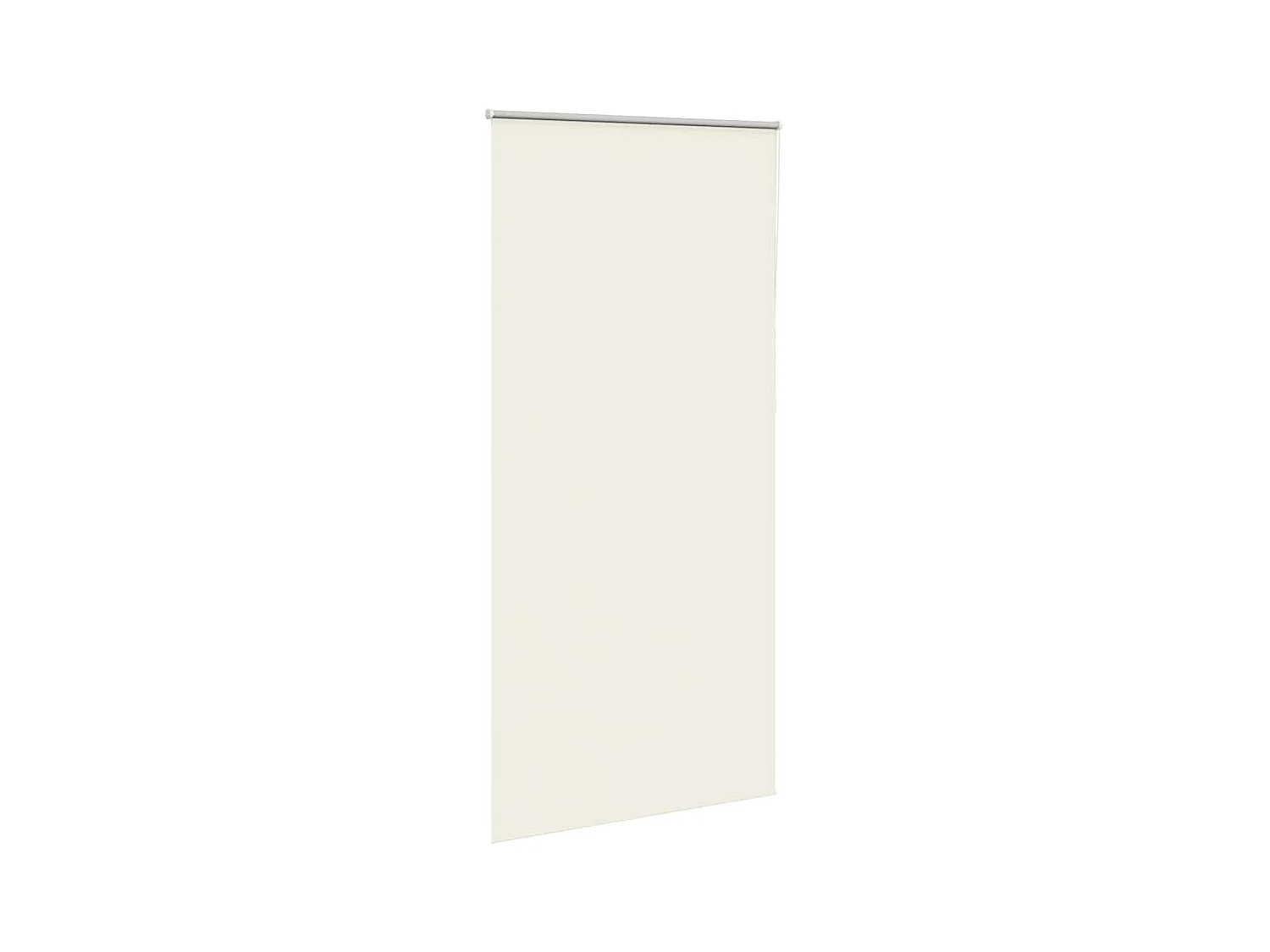 Store enrouleur occultant blanc cassé 95x210cm largeur du tissu