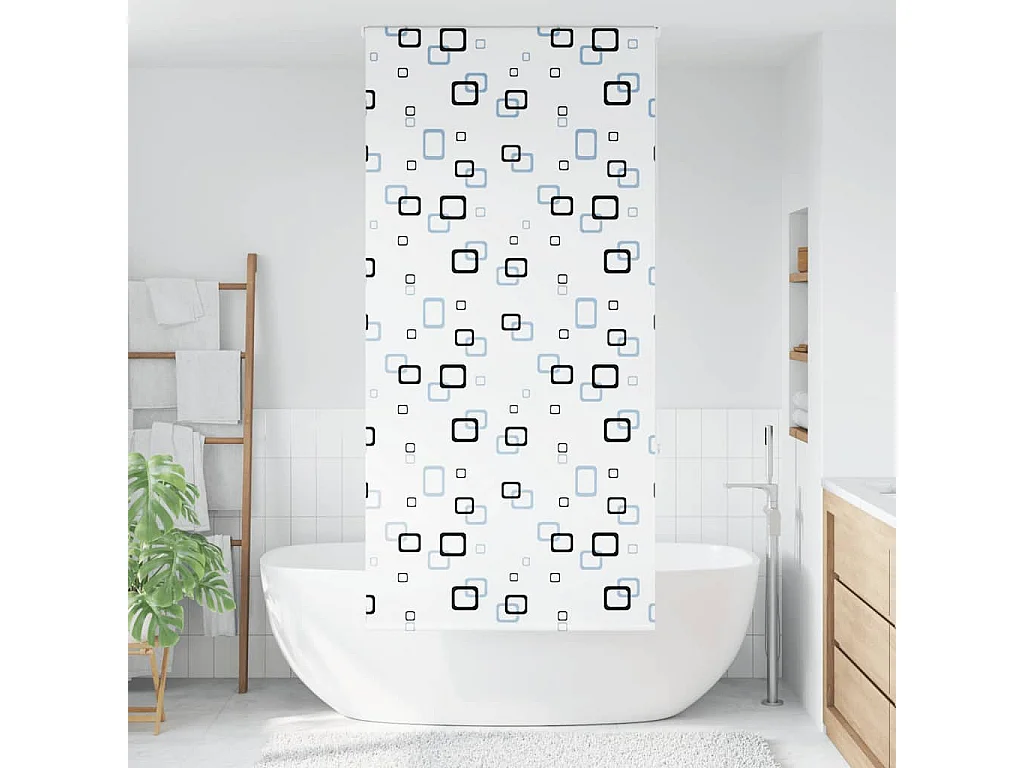 Store enrouleur de douche 90x240 cm largeur du tissu 86 cm