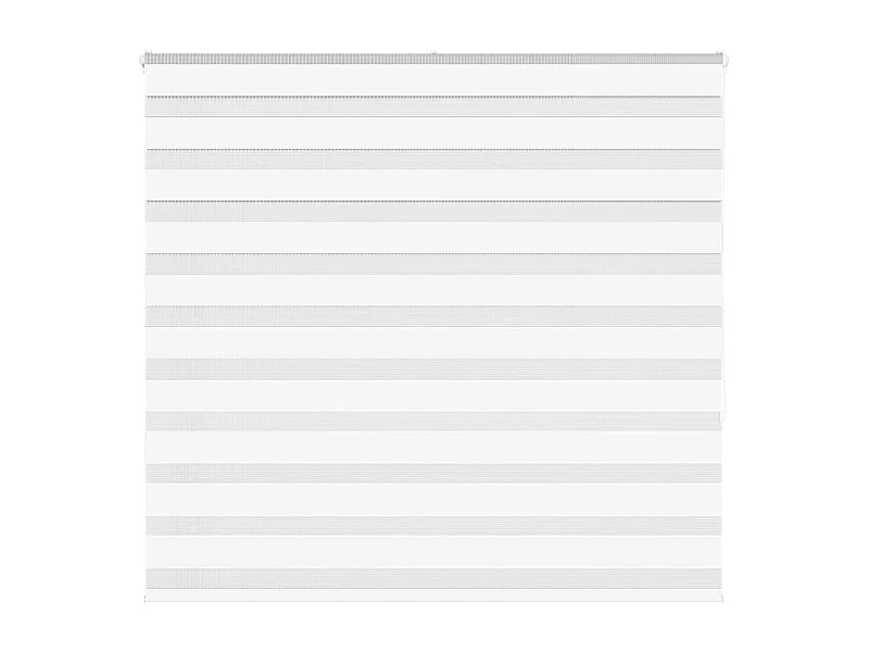 Store zèbre blanc 165x150 cm largeur du tissu 160,9cm polyester