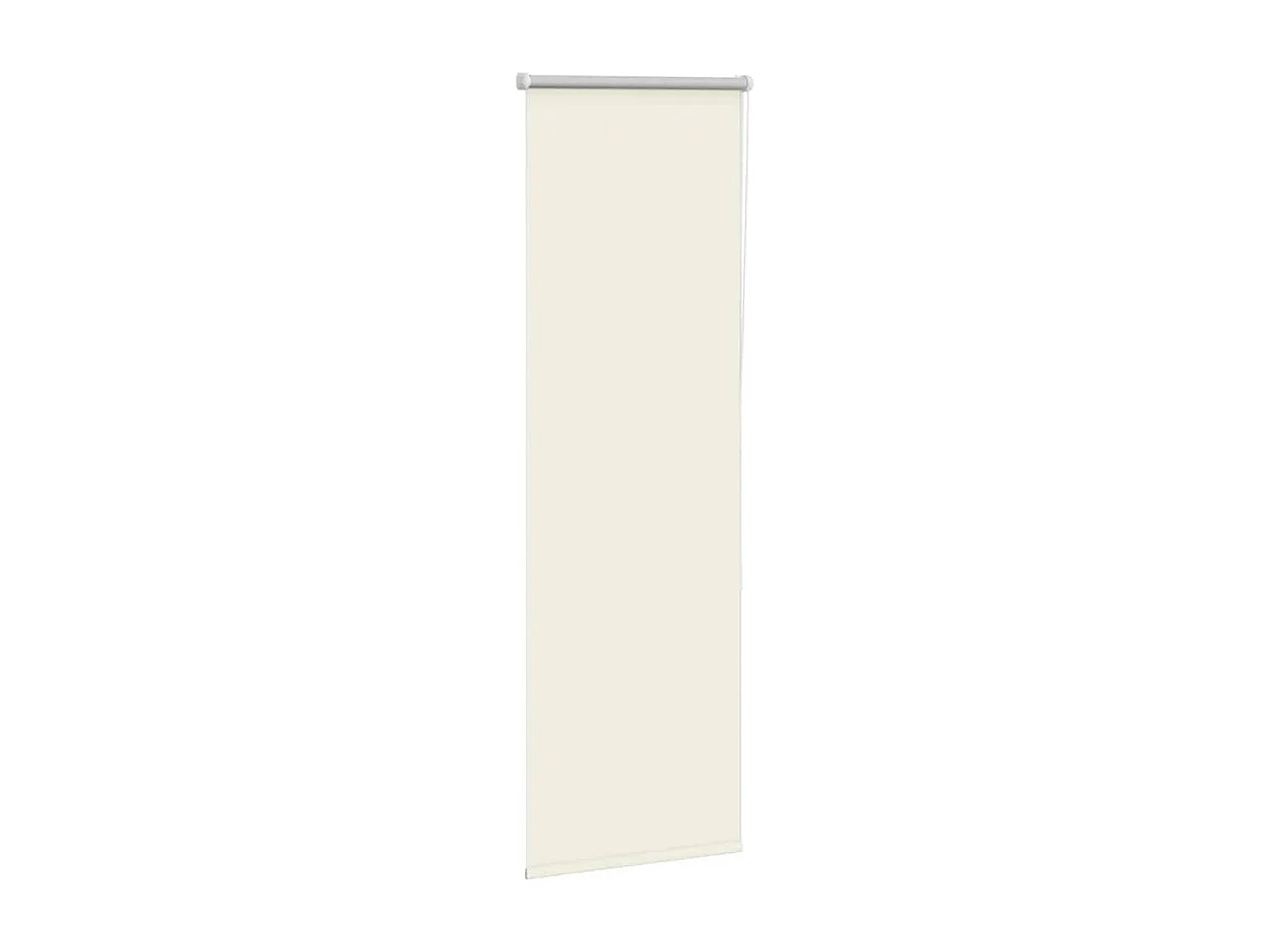 Store enrouleur occultant blanc cassé 40x175cm largeur du tissu