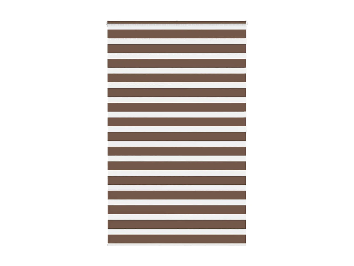 Zebra rolgordijn 150x200 cm stofbreedte 145,9cm polyester bruin