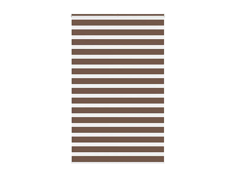 Store zèbre marron 150x200cm largeur du tissu 145,9cm polyester