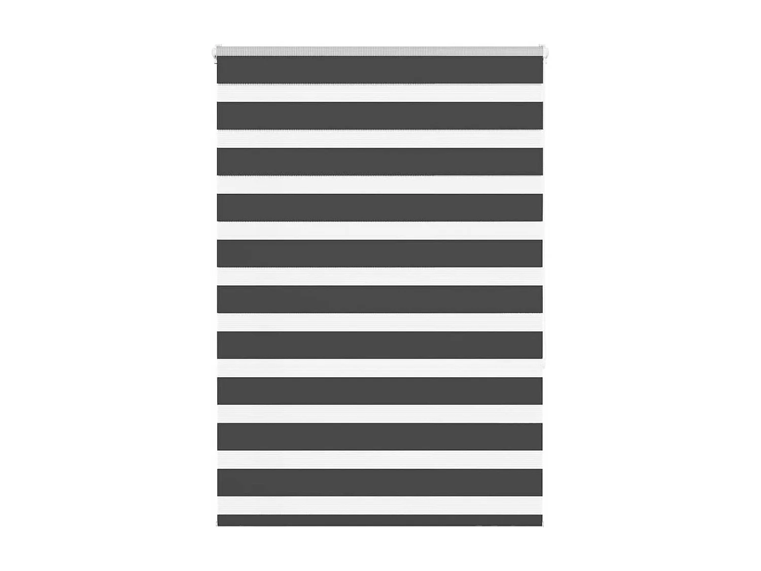 Store zèbre noir 110x150 cm largeur du tissu 105,9 cm polyester