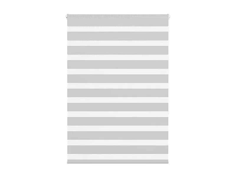 Store zèbre gris clair largeur du tissu 95,9 cm polyester