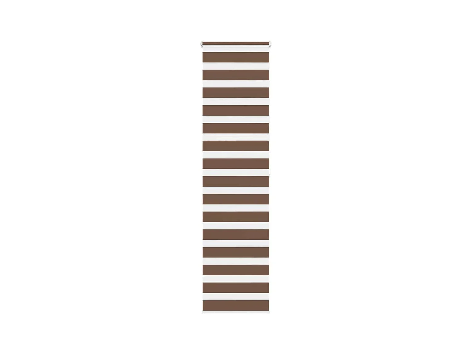 Store zèbre marron 65x200 cm largeur du tissu 60,9 cm polyester