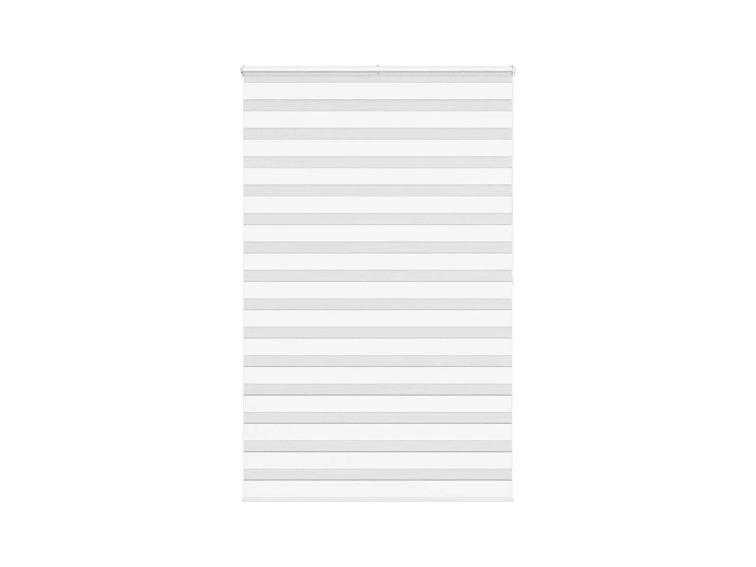 Store zèbre blanc 145x200 cm largeur du tissu 140,9cm polyester