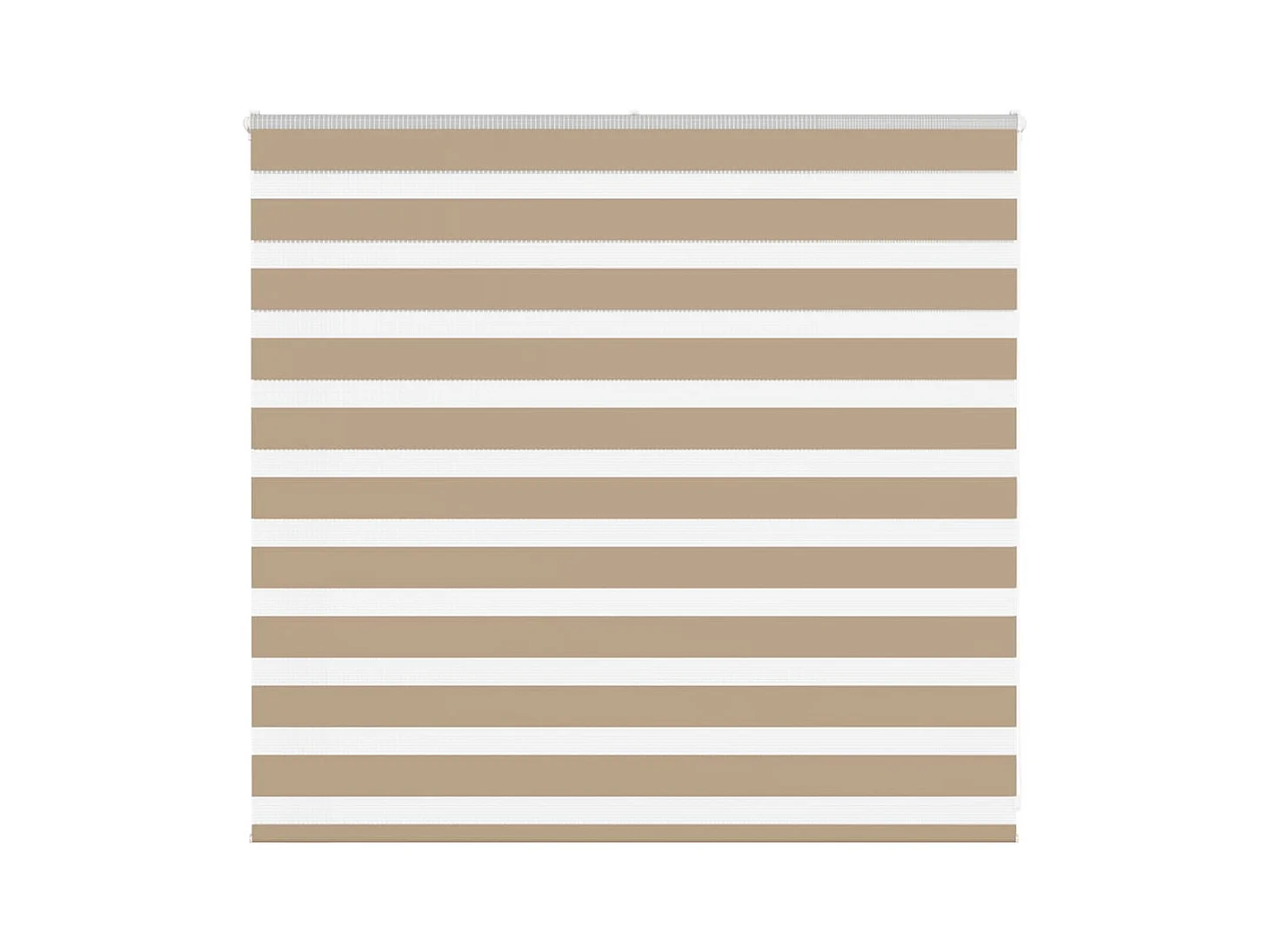 Store zèbre marron sable largeur du tissu 155,9 cm polyester
