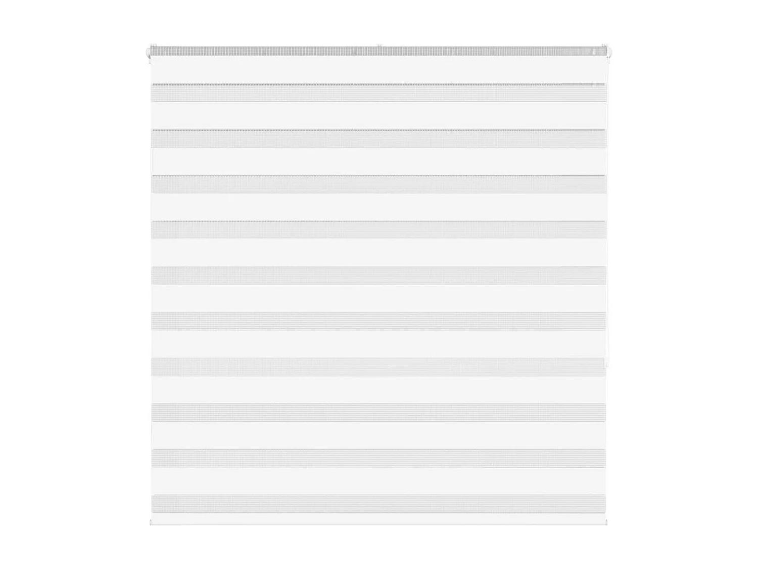 Store zèbre blanc 140x150 cm largeur du tissu 135,9cm polyester