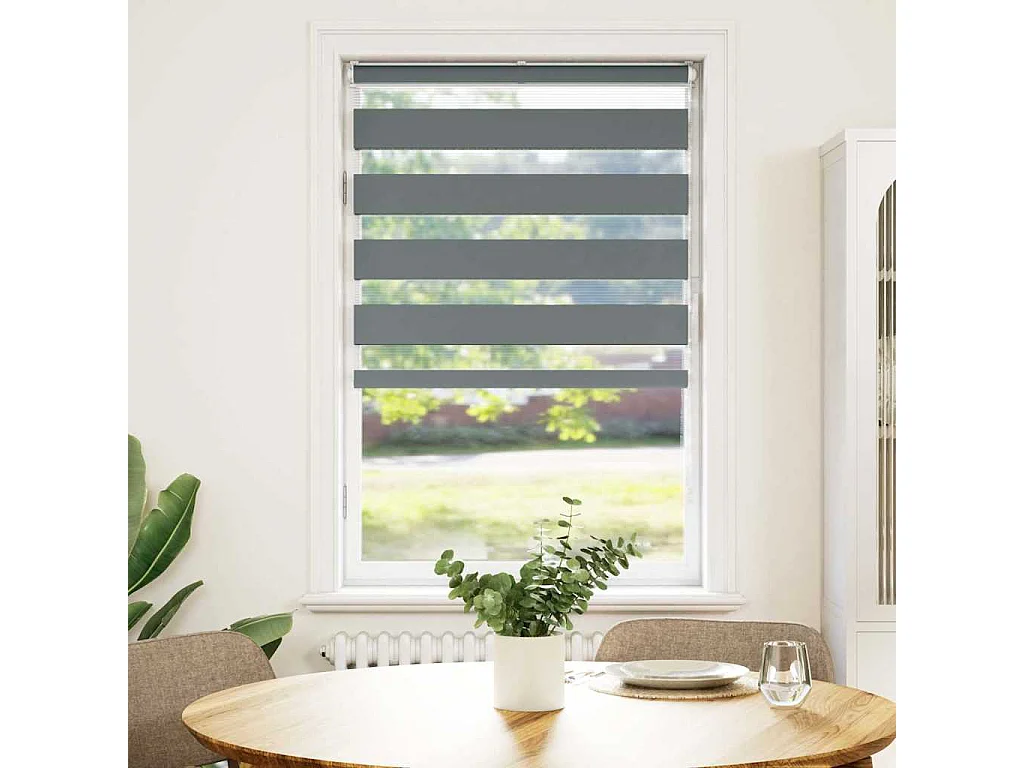 Cortina de zebra 80x150 cm largura do tecido 75,9 cm poliéster