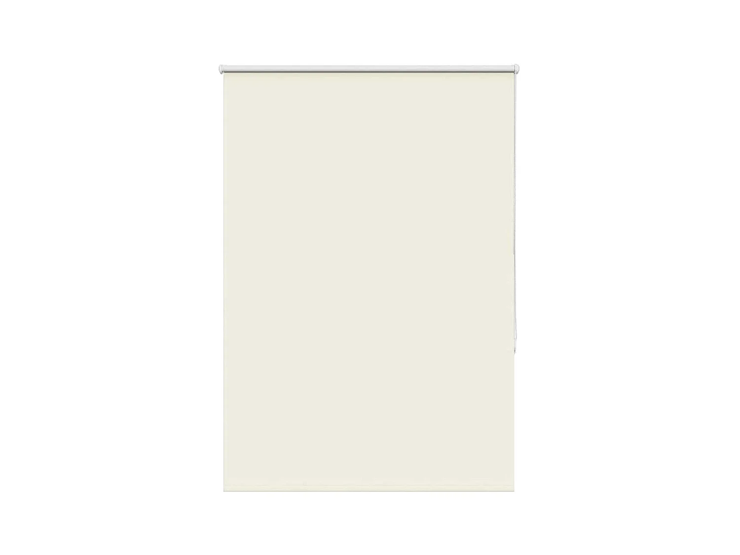 Store enrouleur occultant blanc cassé 105x150 cm largeur tissu