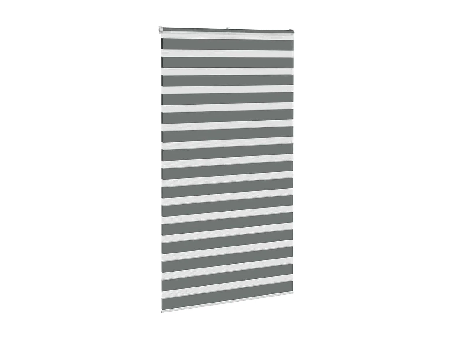 Store zèbre gris foncé largeur du tissu 125,9 cm polyester
