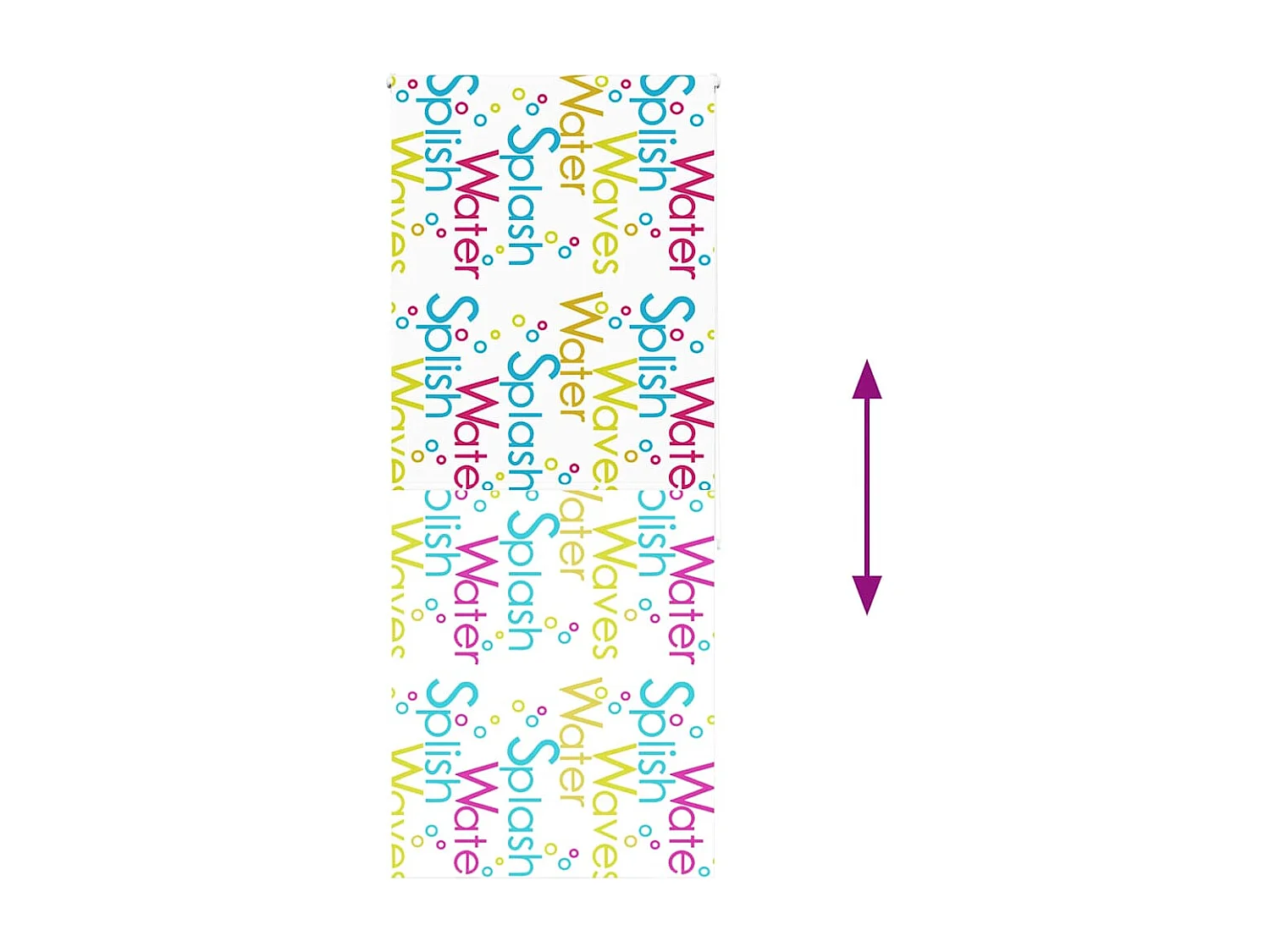 Rolo de Duche Estores 110x240 cm Largura Tecido 106 cm