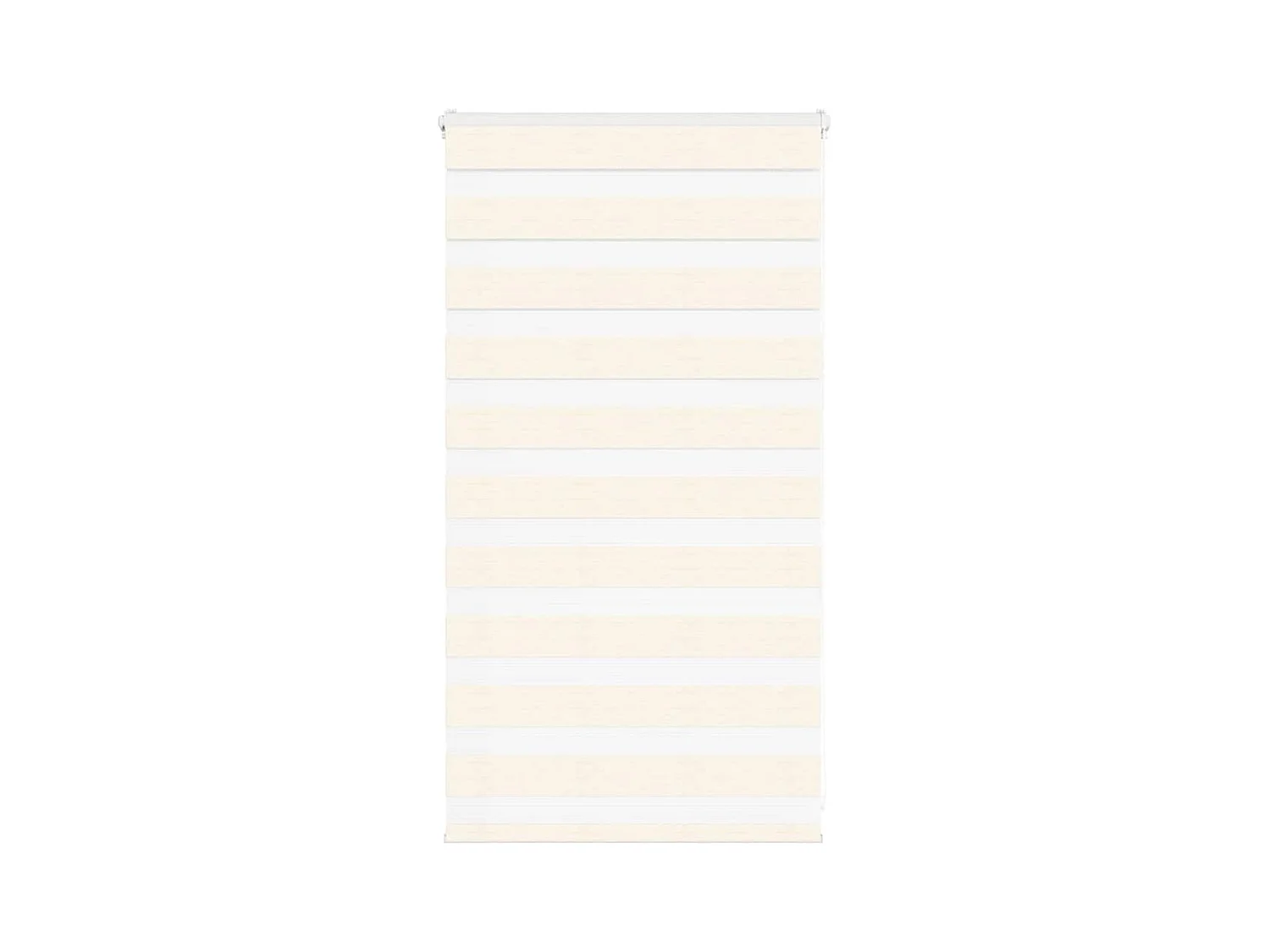 Zebra rolgordijn 80x100 cm stofbreedte 75,9 cm marmerbeige